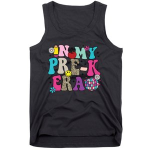 In My Prek Era Back To School Retro Groovy Preschool Tank Top