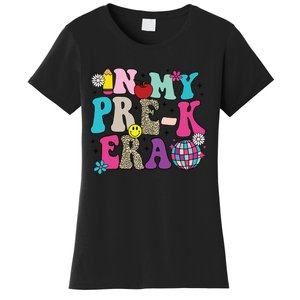 In My Prek Era Back To School Retro Groovy Preschool Women's T-Shirt