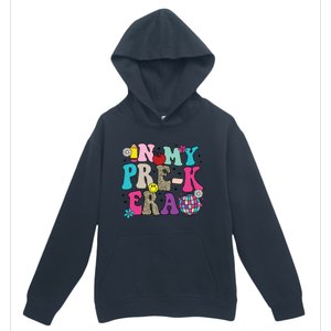 In My Prek Era Back To School Retro Groovy Preschool Urban Pullover Hoodie