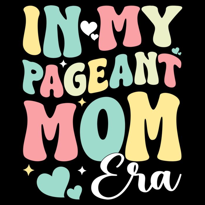 In My Pageant Mom Era Happy Mothers Day Pageant Mom Gift Drawstring Bag
