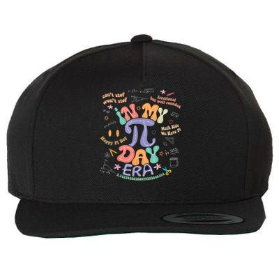 In My Pi Day Era 3.14 Pi Symbol Math Teacher Funny Wool Snapback Cap