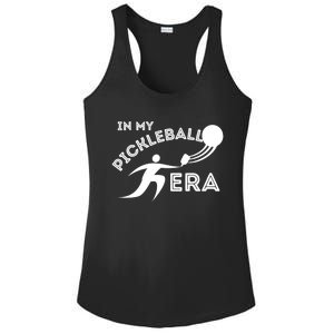 In My Pickleball Era Sport Fun Funny Gift Ladies PosiCharge Competitor Racerback Tank