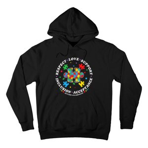 Inclusion Matters puzzle Support Autism Awareness Hoodie