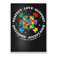 Inclusion Matters puzzle Support Autism Awareness Poster