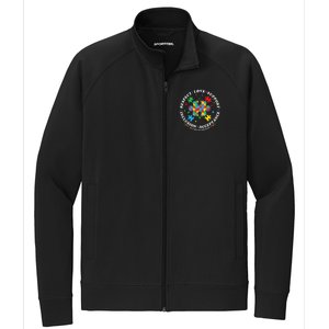 Inclusion Matters puzzle Support Autism Awareness Stretch Full-Zip Cadet Jacket