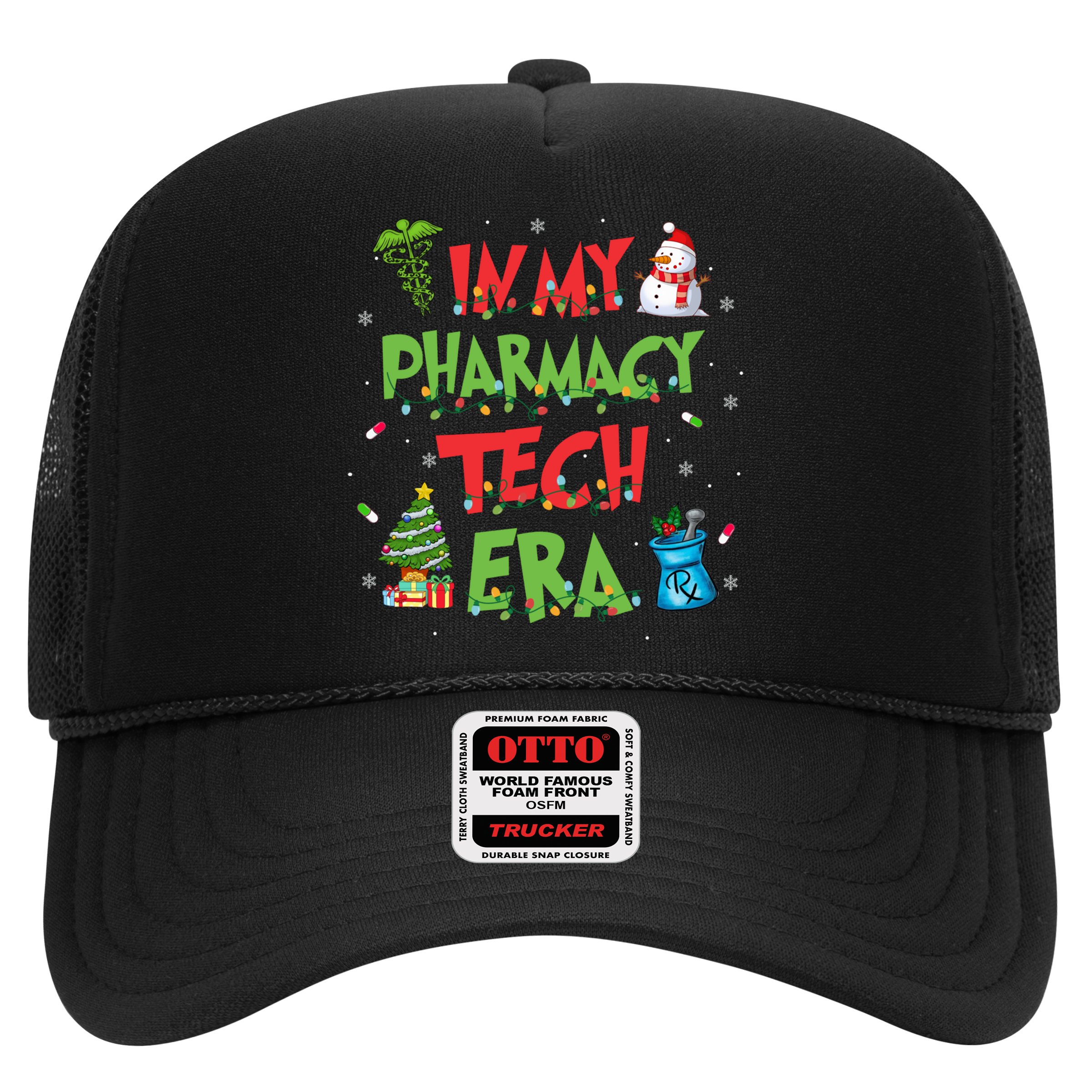 In My Pharmacy Tech Era Christmas Pharmacy Technician Gift Hat