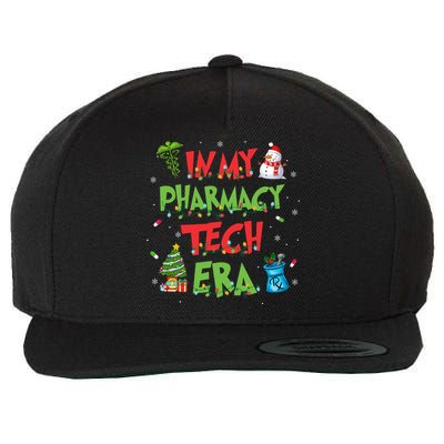 In My Pharmacy Tech Era Christmas Pharmacy Technician Gift Wool Snapback Cap