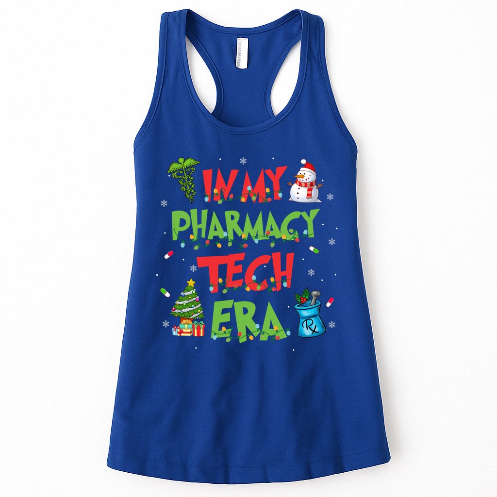In My Pharmacy Tech Era Christmas Pharmacy Technician Gift Womens Tank Top