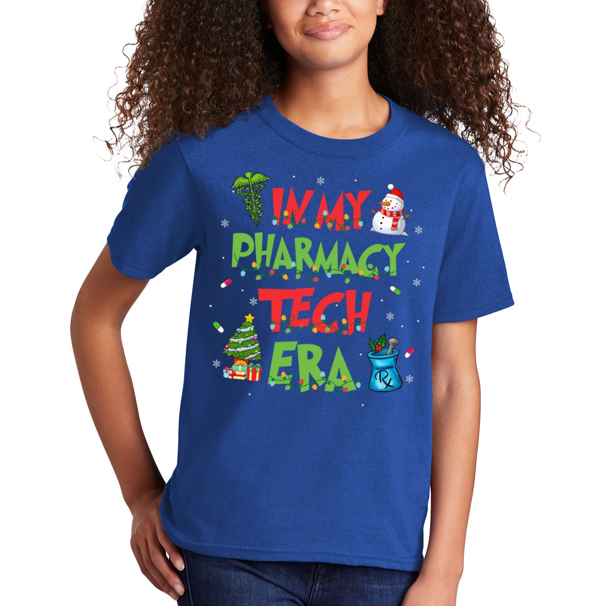 In My Pharmacy Tech Era Christmas Pharmacy Technician Gift Kids T-Shirt