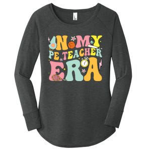 In My Physical Education Era Pe Teacher Women's Perfect Tri Tunic Long Sleeve Shirt