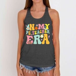 In My Physical Education Era Pe Teacher Women's Knotted Racerback Tank