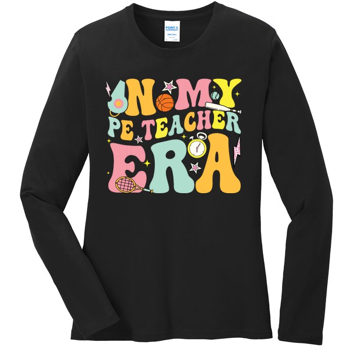 In My Physical Education Era Pe Teacher Ladies Long Sleeve Shirt