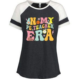 In My Physical Education Era Pe Teacher Enza Ladies Jersey Colorblock Tee