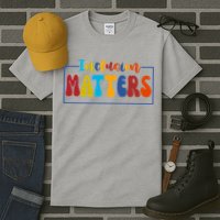 Inclusion Matters Positive Diversity Kindness Tall T-Shirt