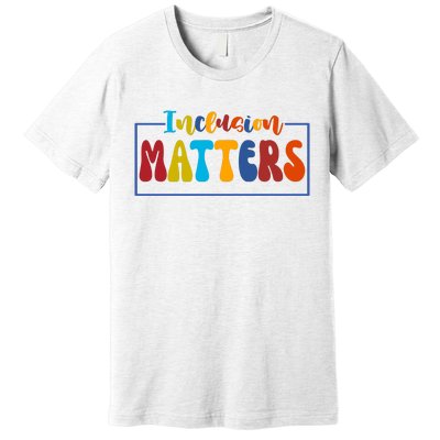 Inclusion Matters Positive Diversity Kindness Premium T-Shirt