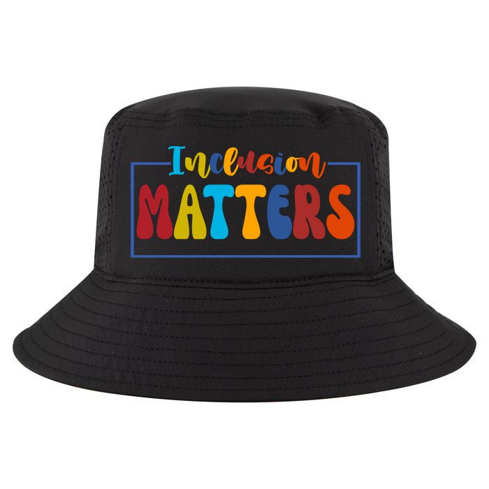 Inclusion Matters Positive Diversity Kindness Cool Comfort Performance Bucket Hat