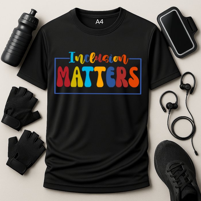 Inclusion Matters Positive Diversity Kindness Cooling Performance Crew T-Shirt