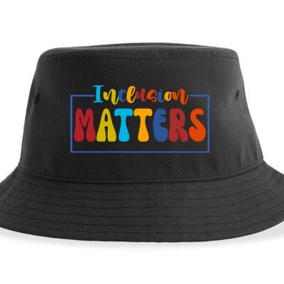 Inclusion Matters Positive Diversity Kindness Sustainable Bucket Hat