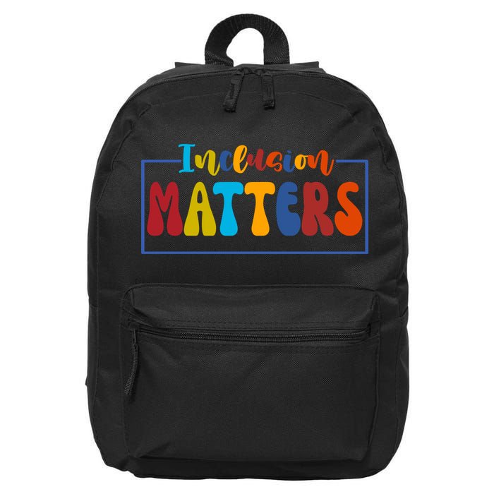 Inclusion Matters Positive Diversity Kindness 16 in Basic Backpack