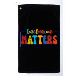 Inclusion Matters Positive Diversity Kindness Platinum Collection Golf Towel