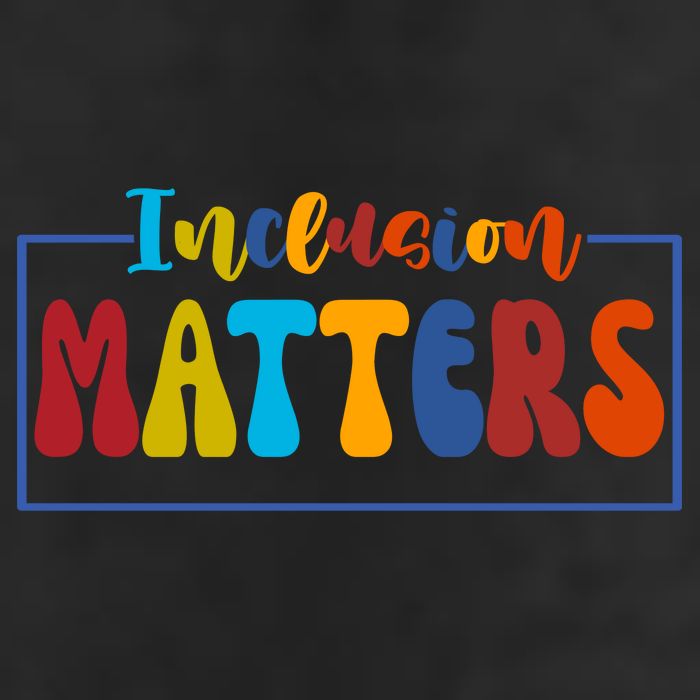 Inclusion Matters Positive Diversity Kindness Golf Towel