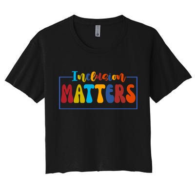 Inclusion Matters Positive Diversity Kindness Crop Top
