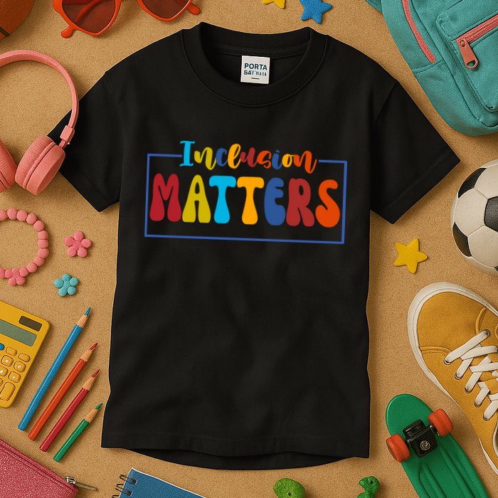 Inclusion Matters Positive Diversity Kindness Kids T-Shirt
