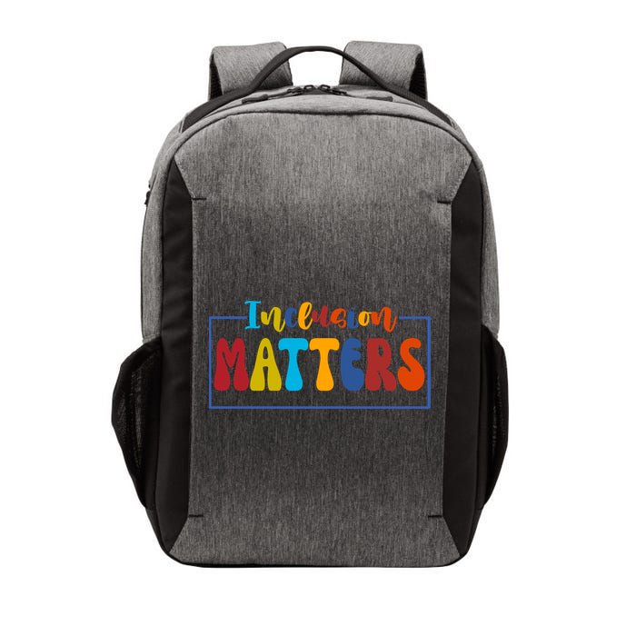 Inclusion Matters Positive Diversity Kindness Vector Backpack