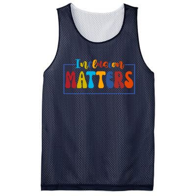 Inclusion Matters Positive Diversity Kindness Mesh Reversible Basketball Jersey Tank