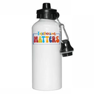 Inclusion Matters Positive Diversity Kindness Aluminum Water Bottle