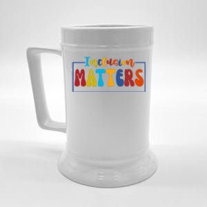 Inclusion Matters Positive Diversity Kindness Beer Stein