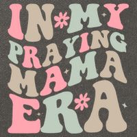In My Praying Mama Era Cotton Canvas Backpack