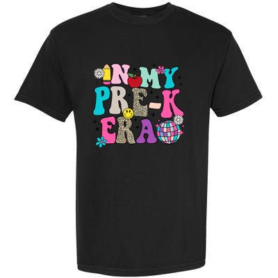 In My Prek Era Back To School Retro Groovy Preschool Garment-Dyed Heavyweight T-Shirt