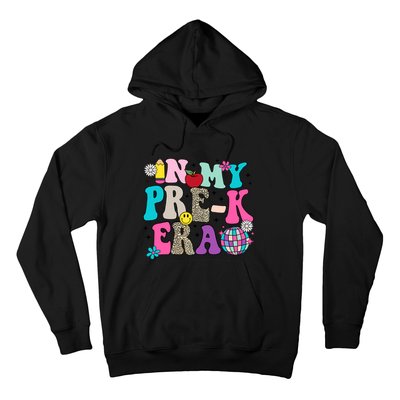 In My Prek Era Back To School Retro Groovy Preschool Hoodie