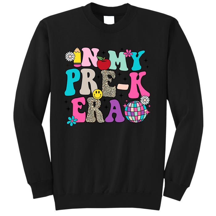 In My Prek Era Back To School Retro Groovy Preschool Sweatshirt