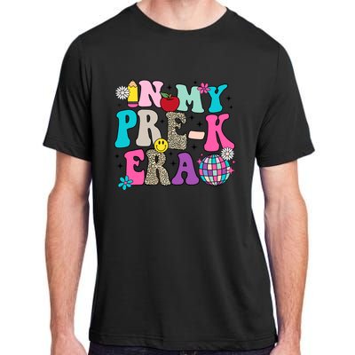 In My Prek Era Back To School Retro Groovy Preschool Adult ChromaSoft Performance T-Shirt