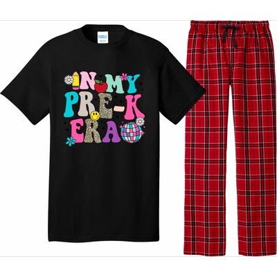 In My Prek Era Back To School Retro Groovy Preschool Pajama Set