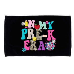 In My Prek Era Back To School Retro Groovy Preschool Microfiber Hand Towel