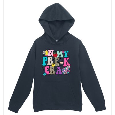 In My Prek Era Back To School Retro Groovy Preschool Urban Pullover Hoodie