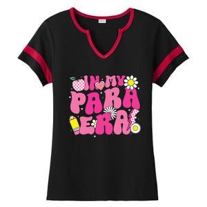 In My Para Era Teacher Back To School First Day Of School Ladies Halftime Notch Neck Tee