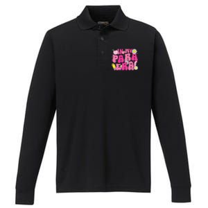 In My Para Era Teacher Back To School First Day Of School Performance Long Sleeve Polo