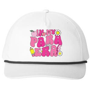 In My Para Era Teacher Back To School First Day Of School Snapback Five-Panel Rope Hat