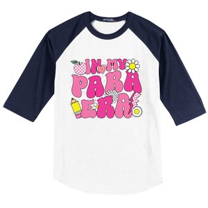 In My Para Era Teacher Back To School First Day Of School Baseball Sleeve Shirt