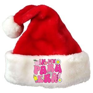 In My Para Era Teacher Back To School First Day Of School Premium Christmas Santa Hat