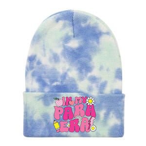 In My Para Era Teacher Back To School First Day Of School Tie Dye 12in Knit Beanie