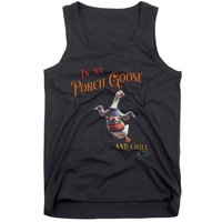 In My Porch Goose And Chill Era Funny Tank Top