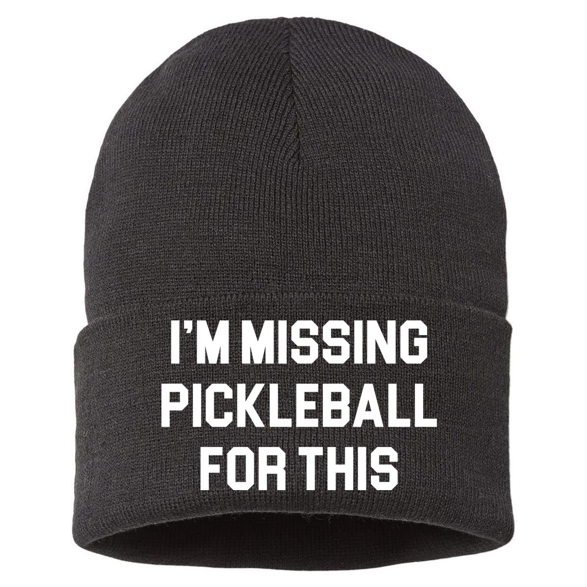 I'm Missing Pickleball For This Sustainable Knit Beanie