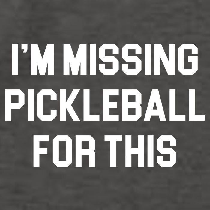 I'm Missing Pickleball For This Vector Backpack