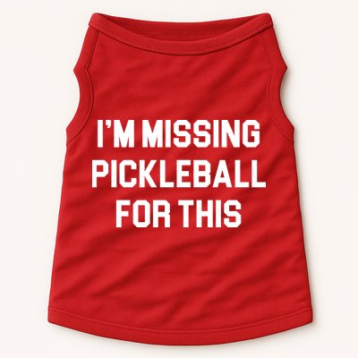 I'm Missing Pickleball For This Doggie Tank