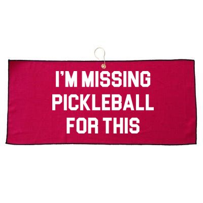 I'm Missing Pickleball For This Large Microfiber Waffle Golf Towel